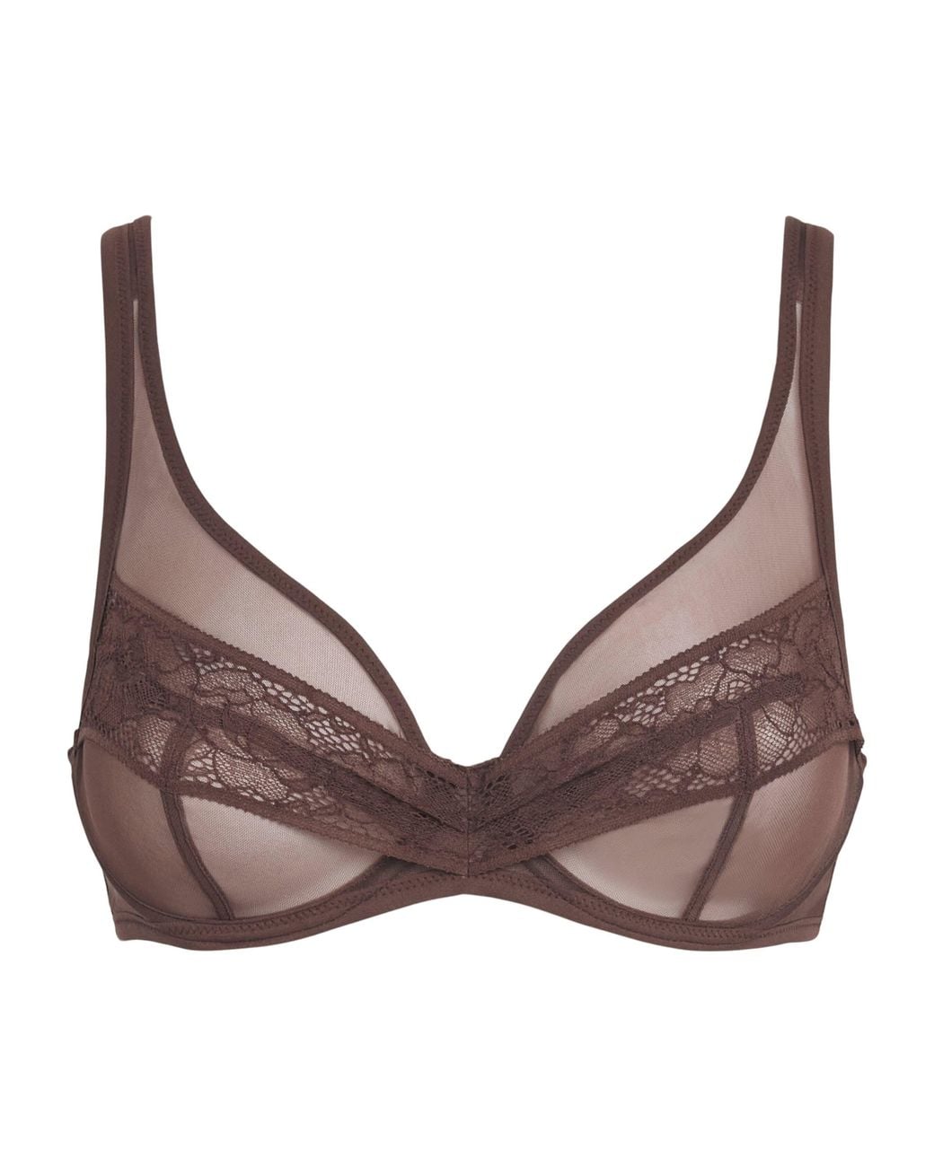 Maison Lejaby Brown Nudite Underwired T-Shirt Bra
