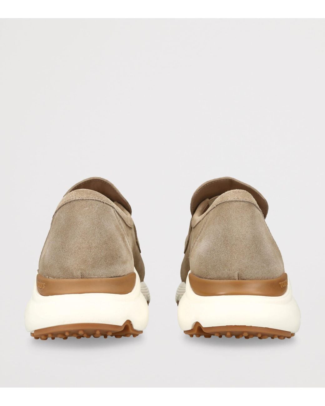 Tod's Natural Suede Sport 54 Loafers 25