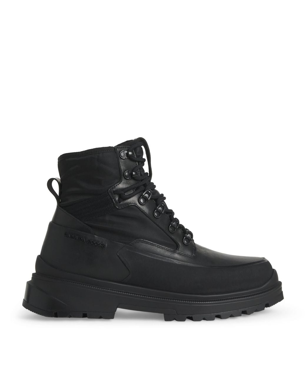 Canada Goose Black Leather Waterproof Keystone Boots for men