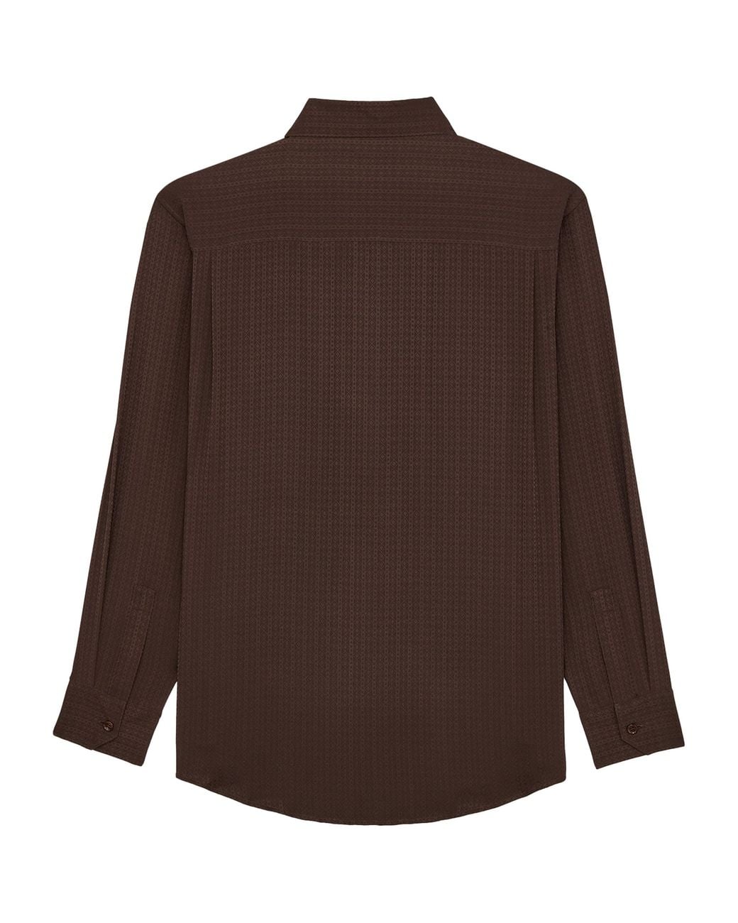 Saint Laurent Brown Silk Polo Shirt for men