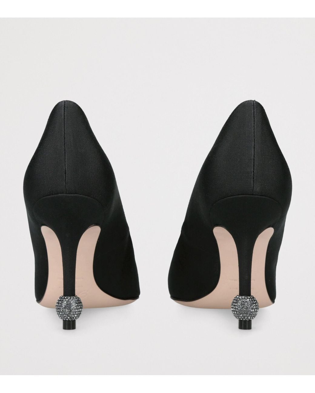Roger Vivier Black Grosgrain Marlene Pumps 85
