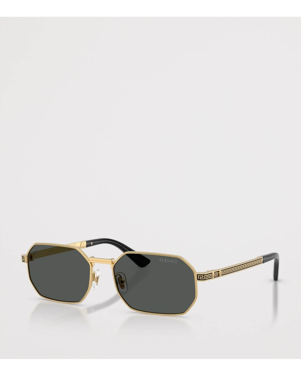 Versace Metallic Metal Ve2297 Rectangle Sunglasses for men