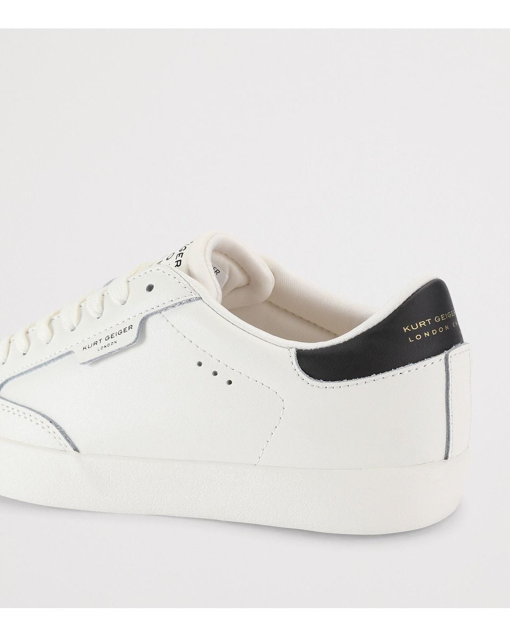 Kurt Geiger White Leather London Sneakers