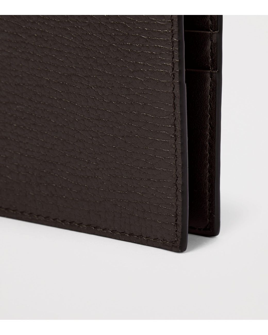 Smythson Black Calfskin Ludlow Bifold Wallet for men