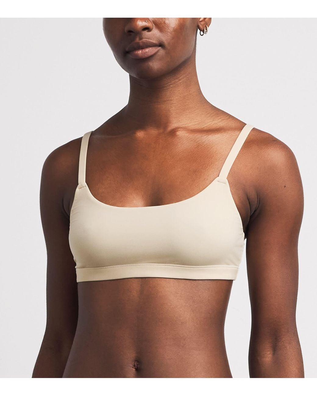 Skims Natural Fits Everybody Scoop-Neck Bralette