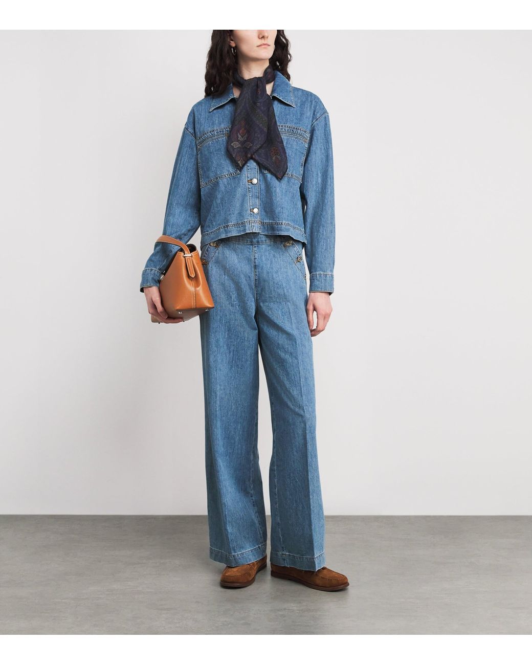 Claudie Pierlot Blue Denim Jacket