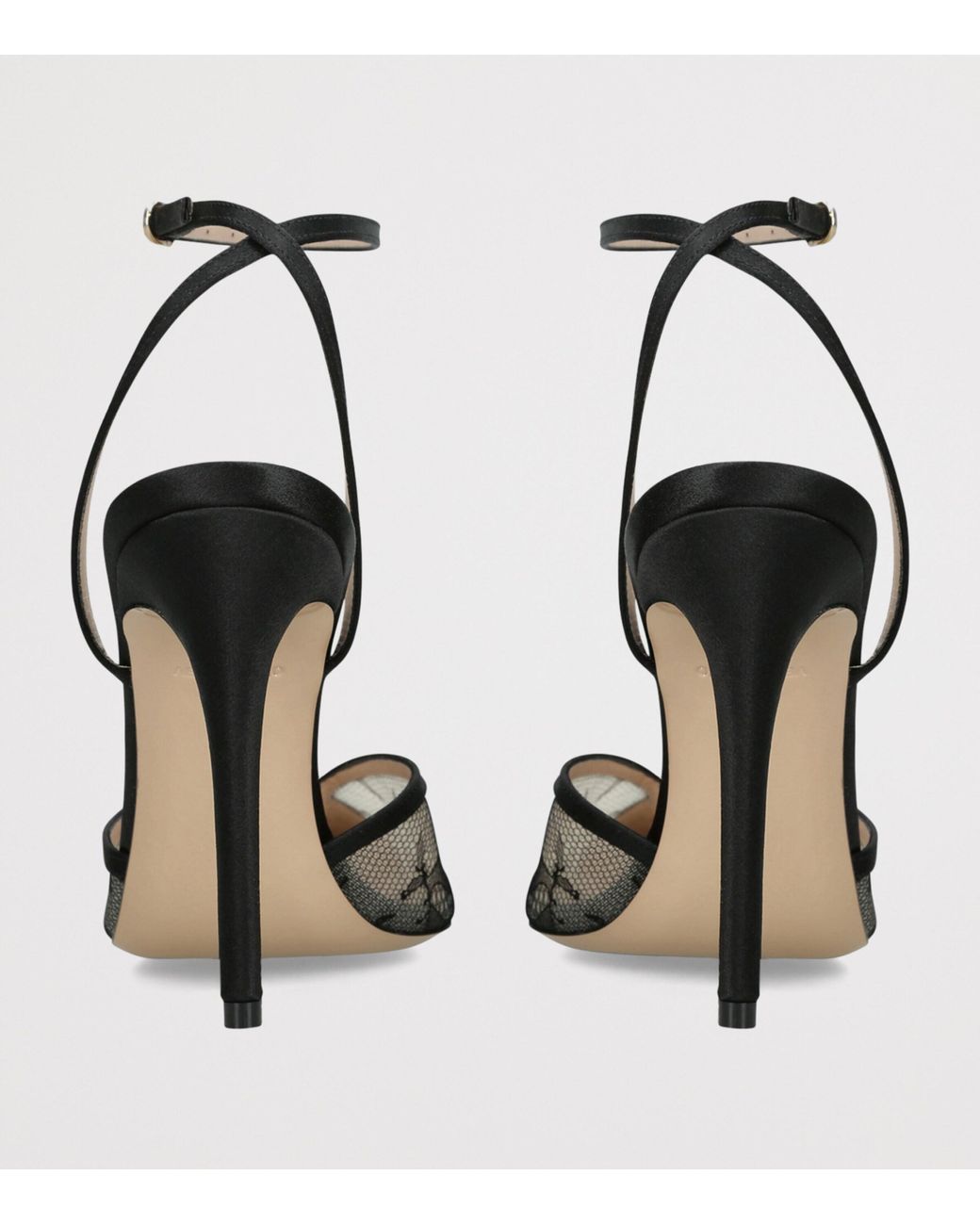 Andrea Wazen Metallic Lace Lenny Pumps 105