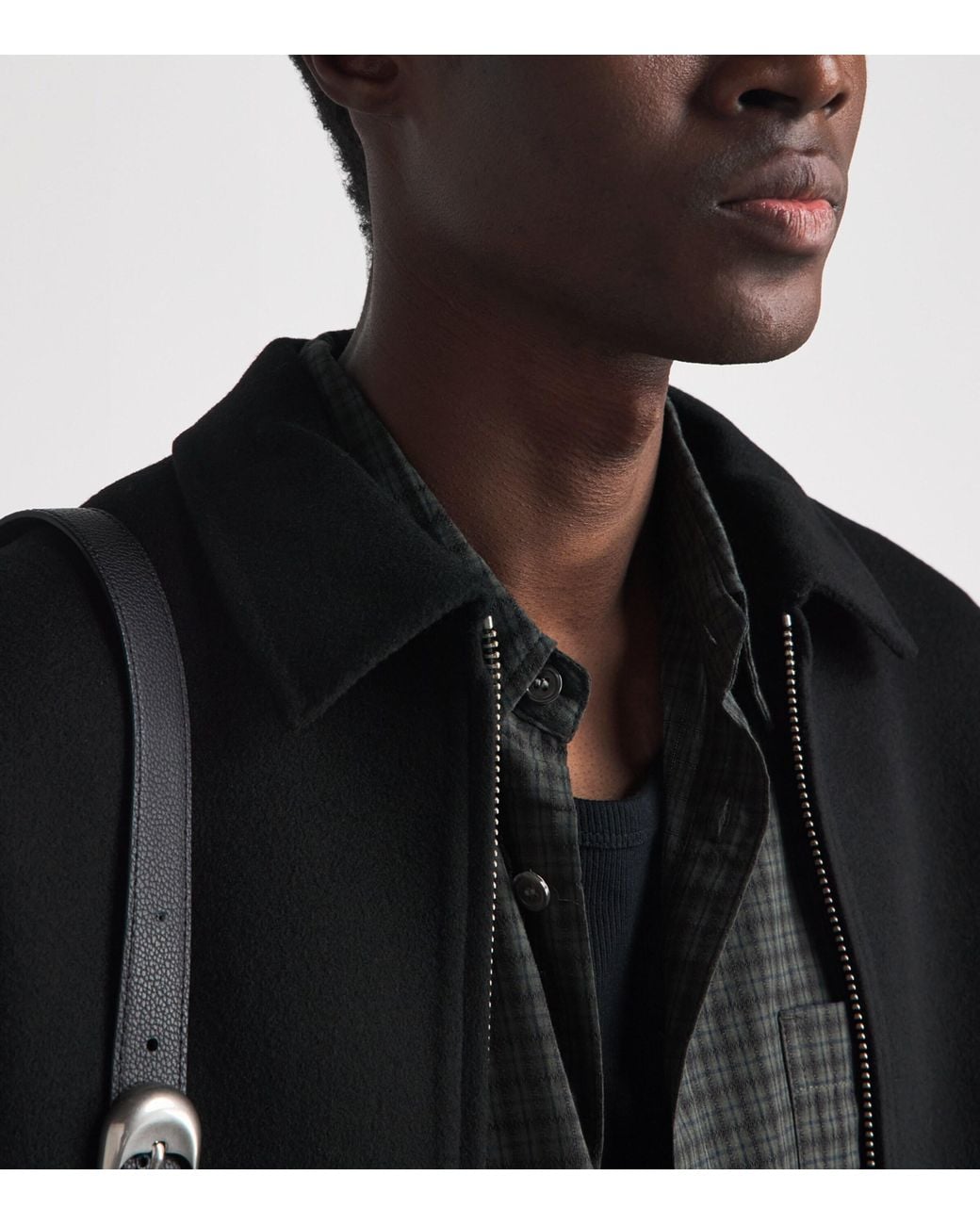 NN07 Black Wool-Blend Arlo Jacket for men