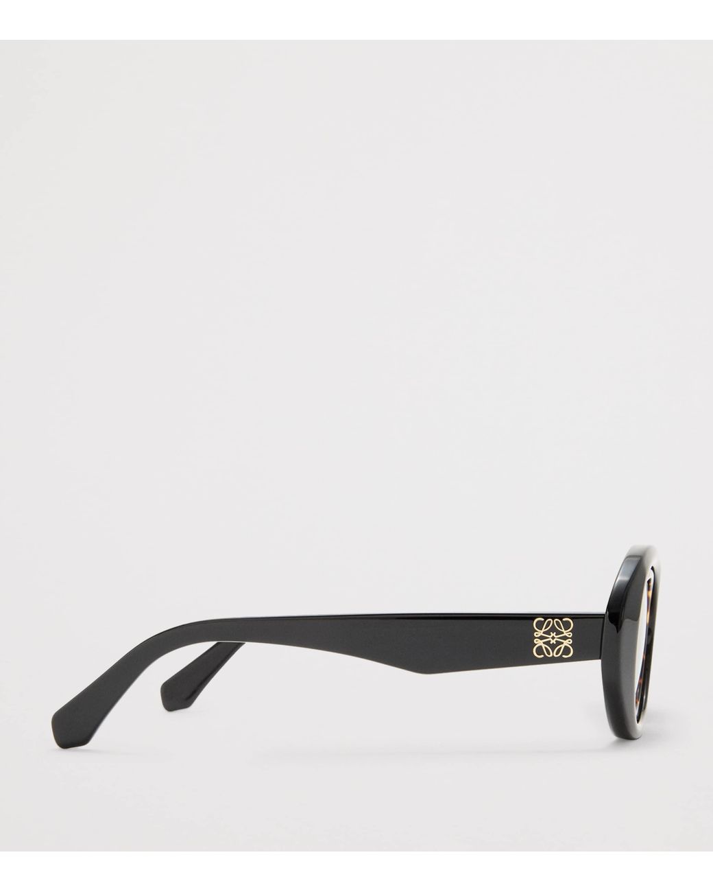 Loewe Brown Mini Anagram Oval Sunglasses