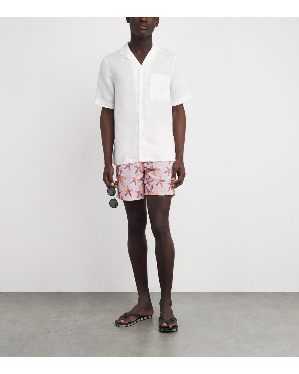 Vilebrequin Embroidered Starfish Mistral Swim Shorts for men