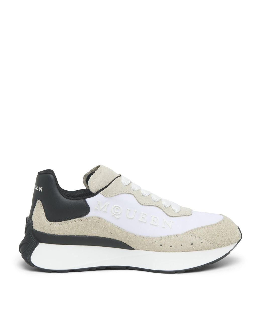 McQueen White Sprint Runner Sneakers for men