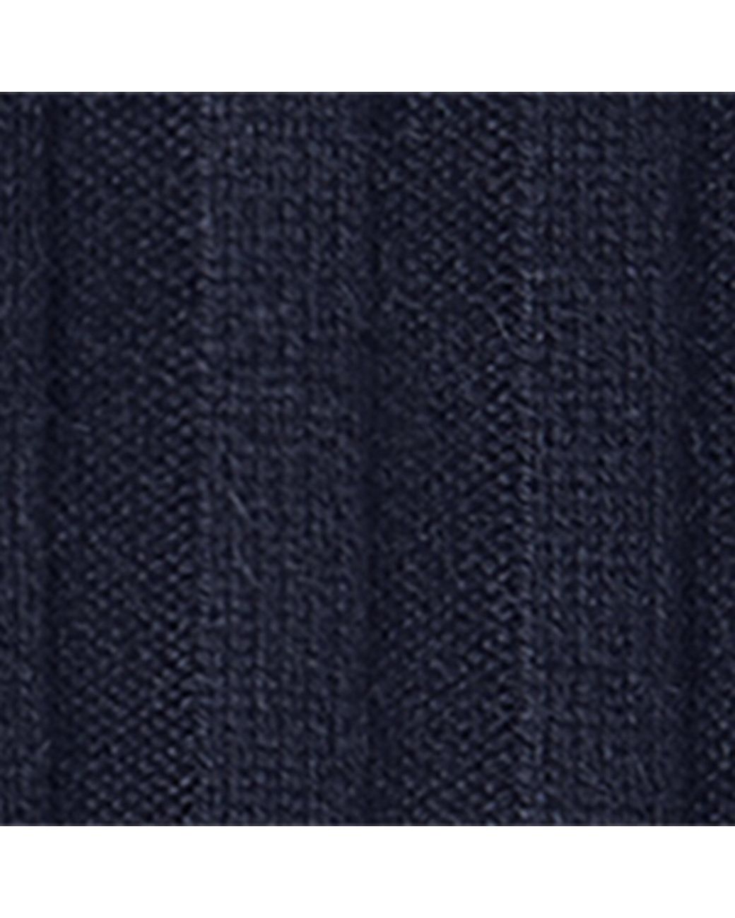 Brunello Cucinelli Blue Cashmere Ribbed Scarf for men