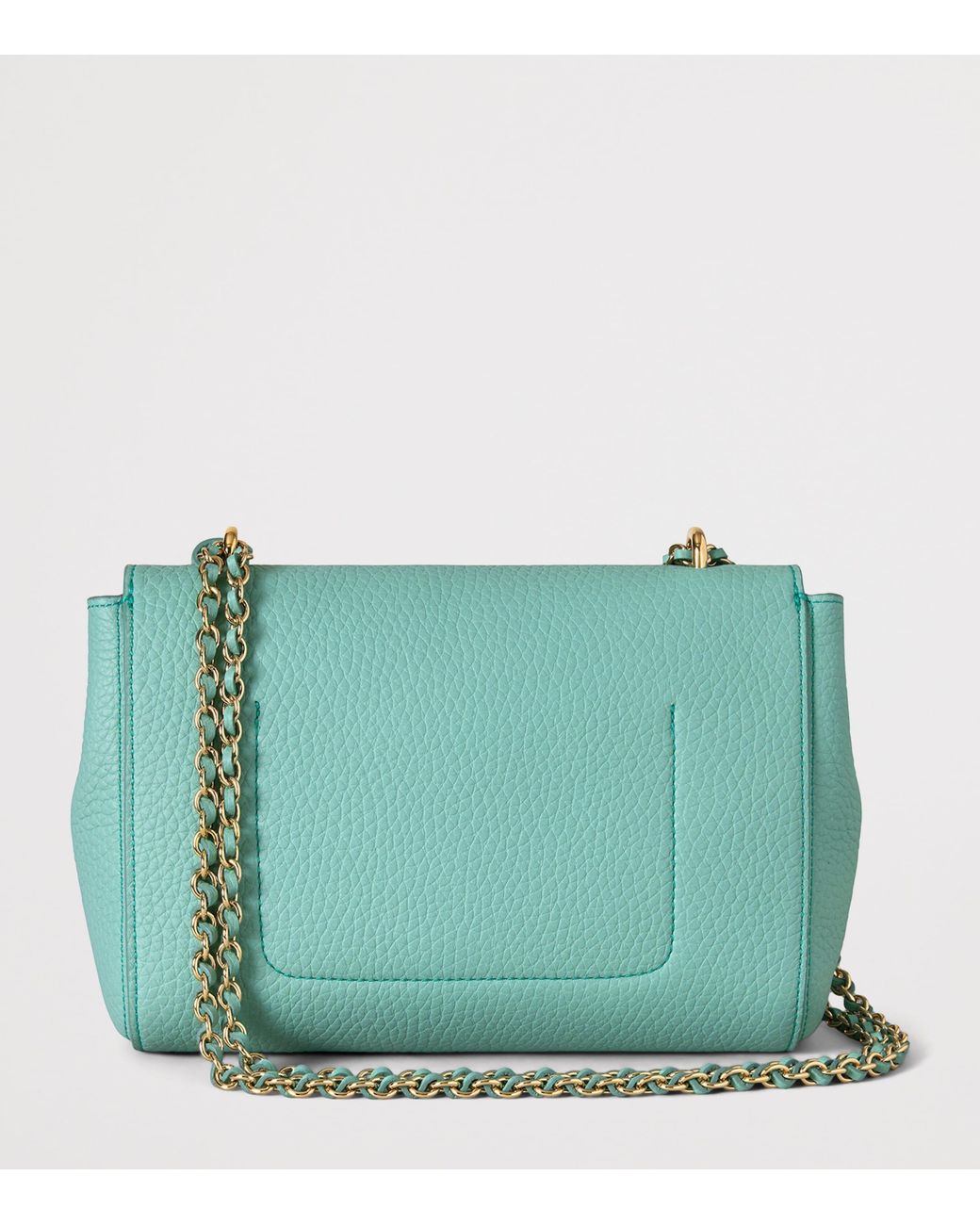 Mulberry Blue Leather Lily Shoulder Bag