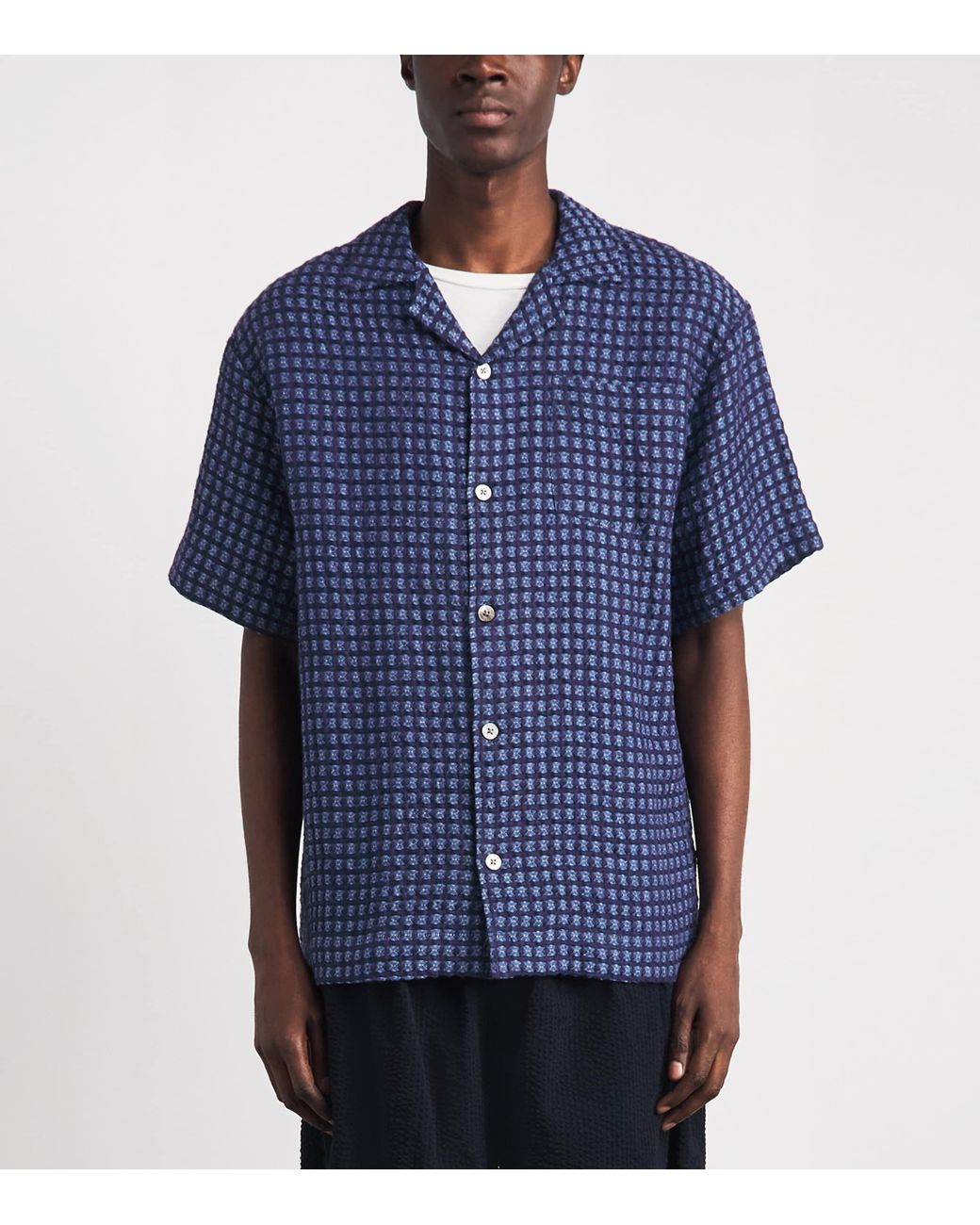 CHE Blue Linen Riita Shirt for men