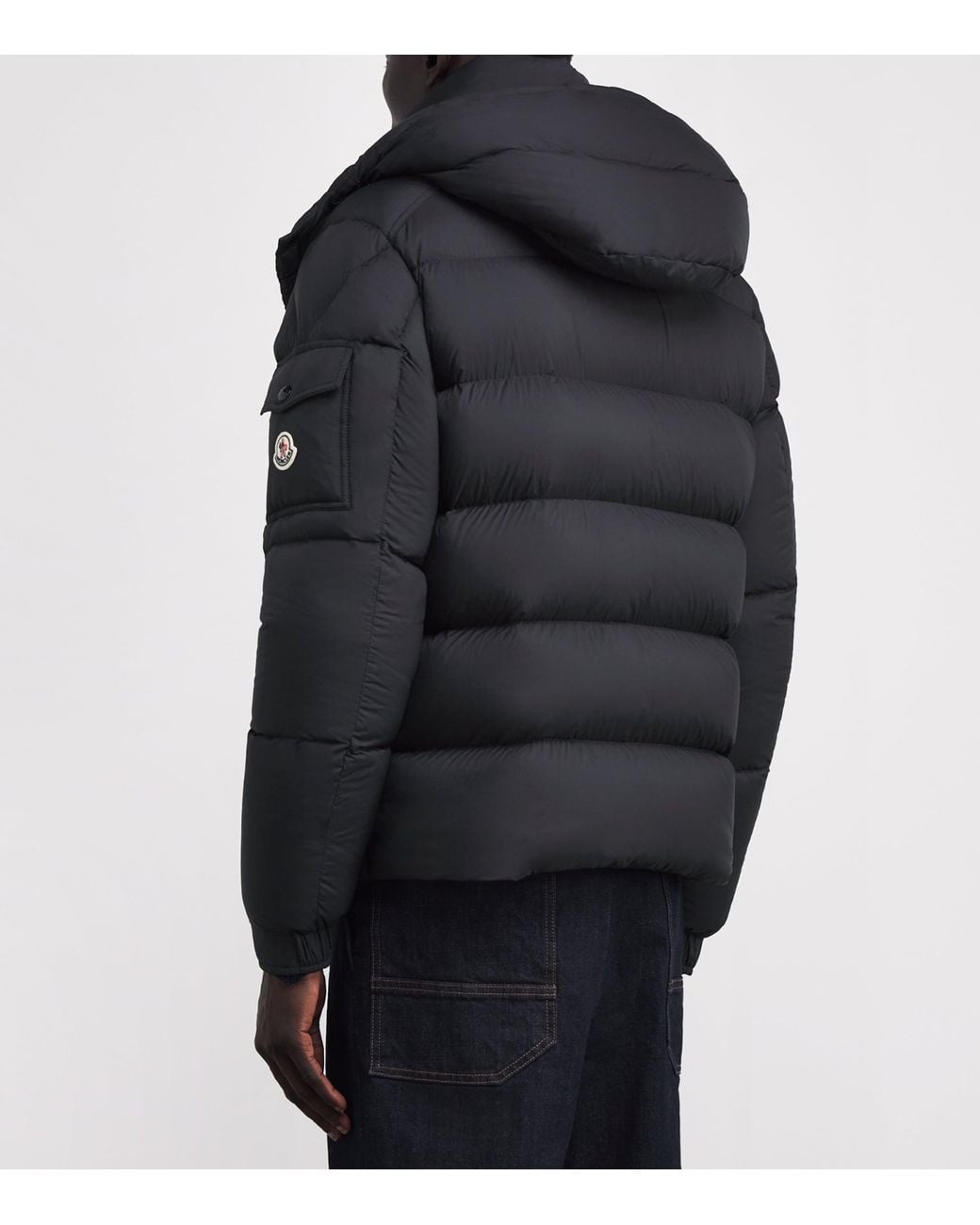 Moncler Black Down Maya 70 Puffer Jacket for men