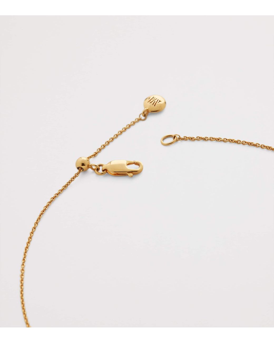 Monica Vinader Metallic Vermeil Fine Chain Necklace