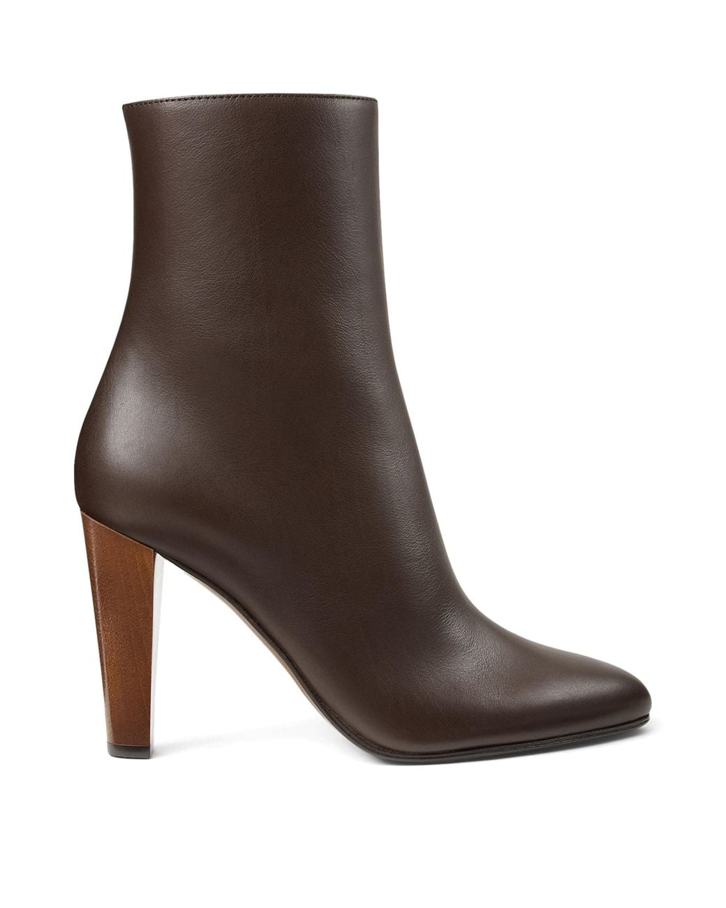 Ralph Lauren Brown Leather Bernice Ankle Boots 95