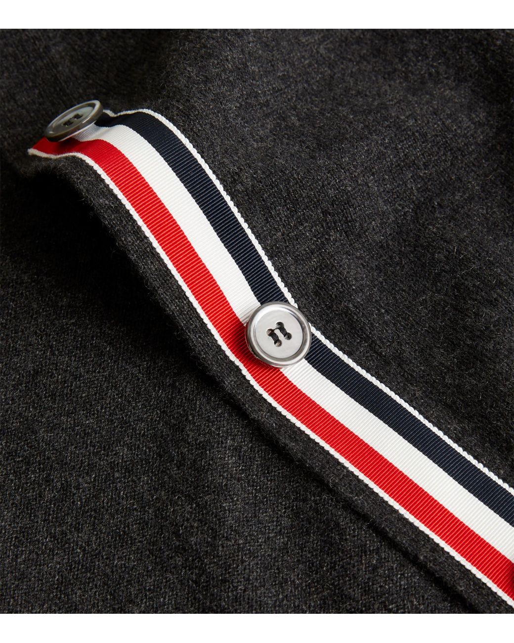 Thom Browne Black Cashmere 4-Bar Cardigan