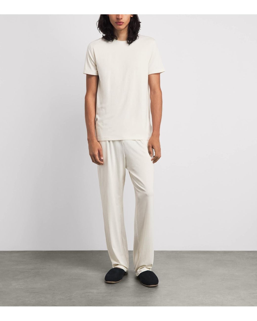 Derek Rose White Basel Lounge T-Shirt for men