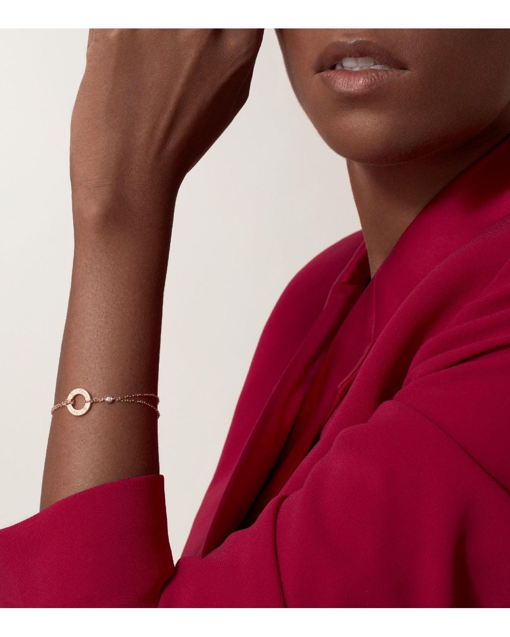 Cartier Metallic Double Chain Love Bracelet