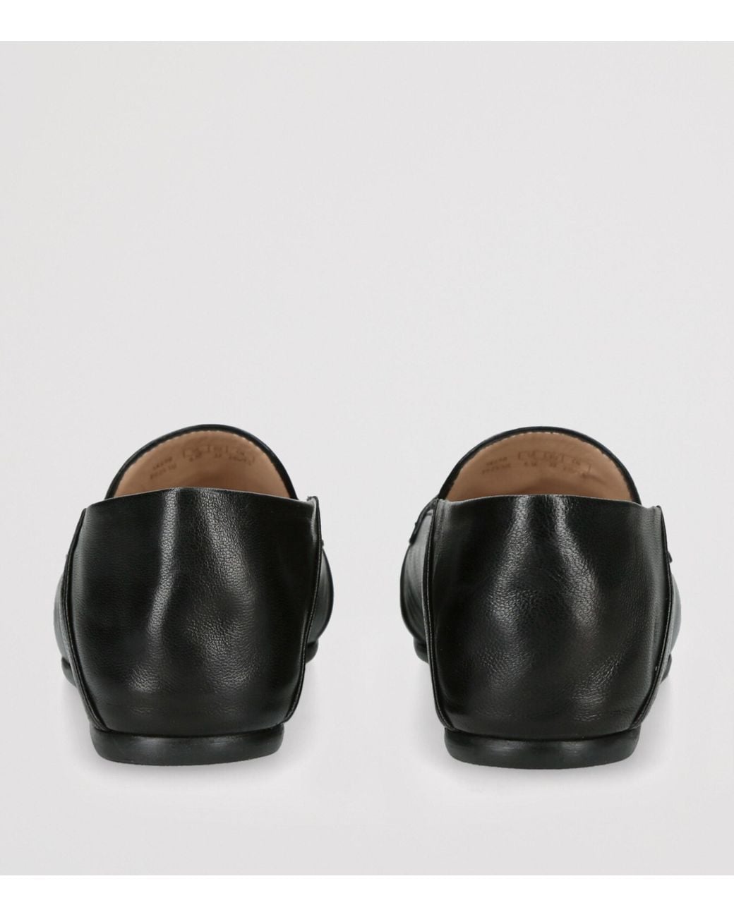 Stuart Weitzman Black Leather Brooks Loafers