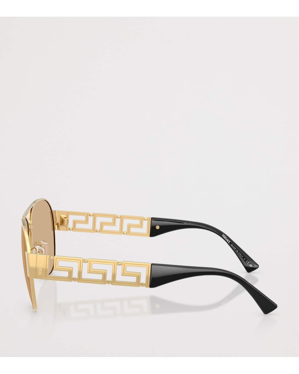 Versace Natural Metal Ve2289 Pilot Sunglasses for men