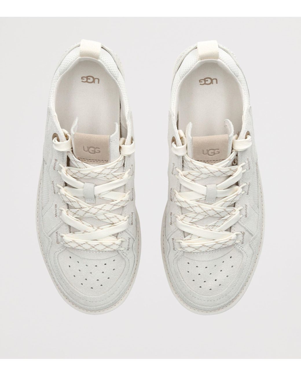 Ugg White Suede Minimel Sneakers for men