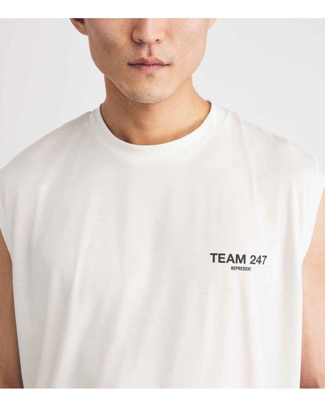 REPRESENT 247 White Team 247 Tank Top for men