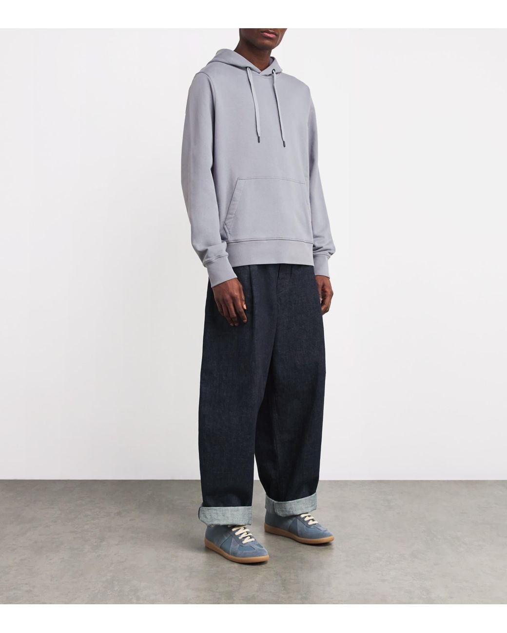 Canada Goose Gray Cotton Huron Hoodie for men