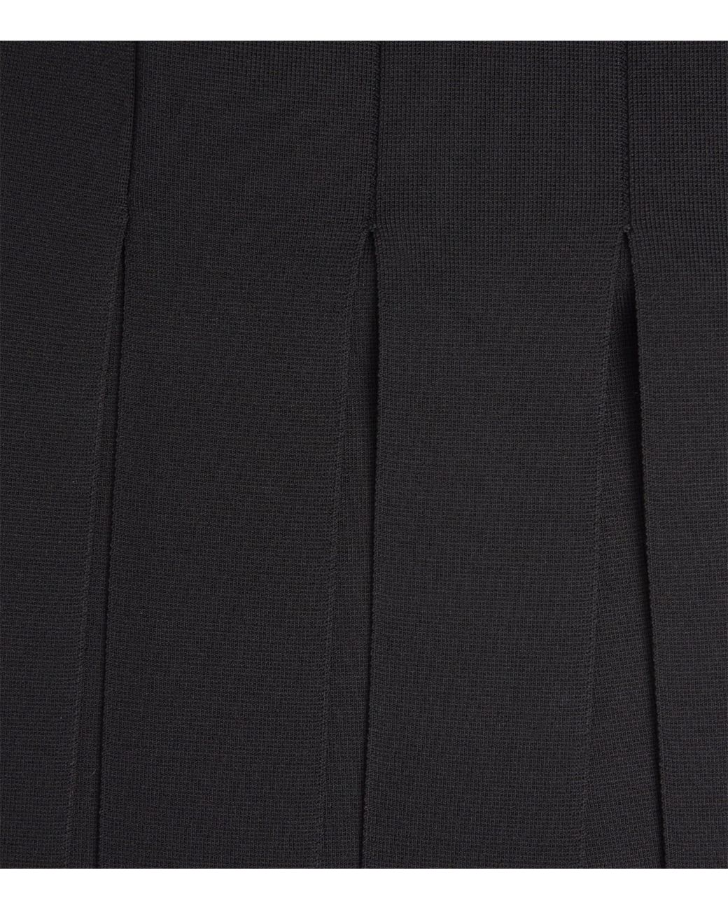 Joseph Black Milano-Knit Lagny Compact Midi Skirt