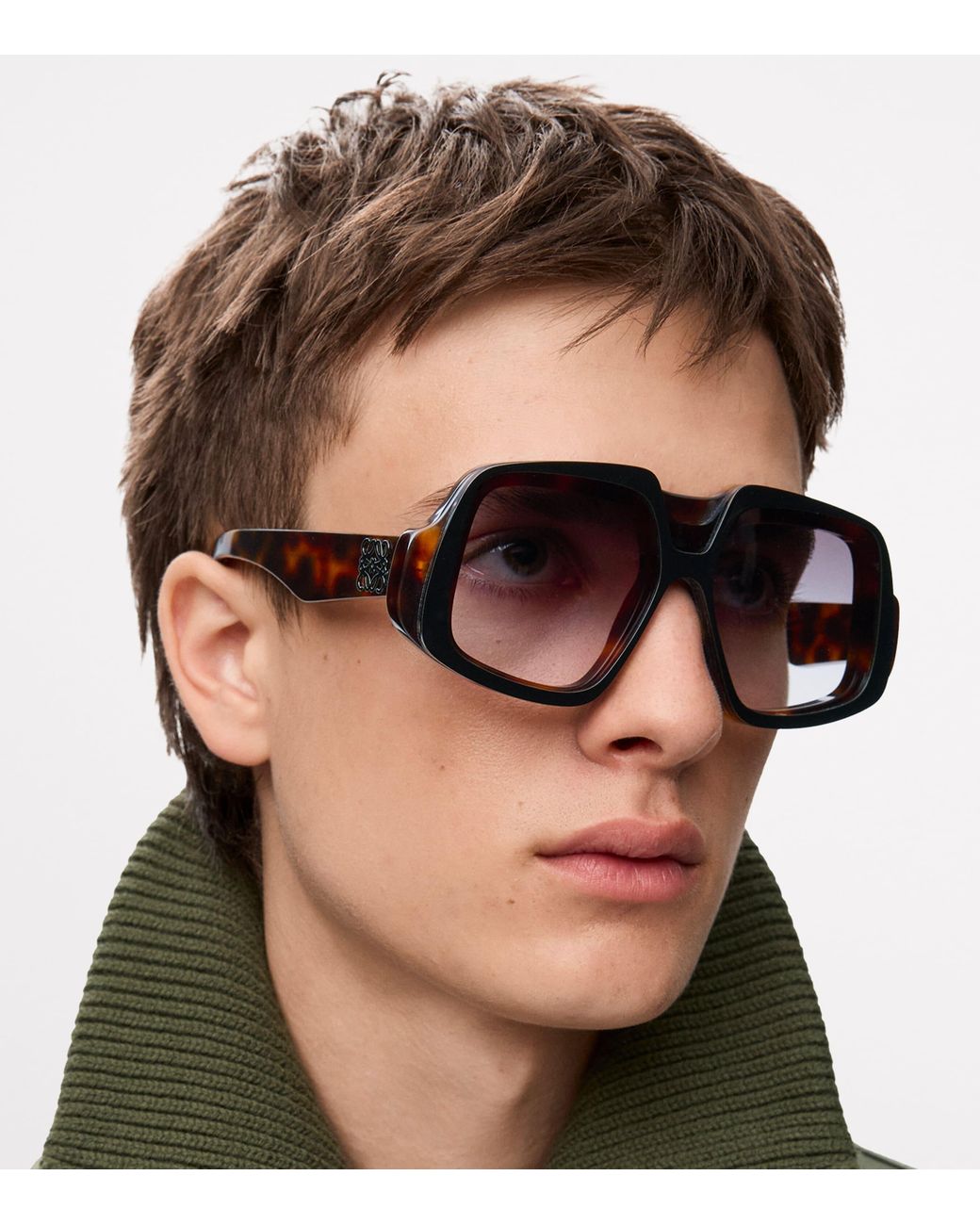 Loewe Brown Oversized Collage Sunglasses