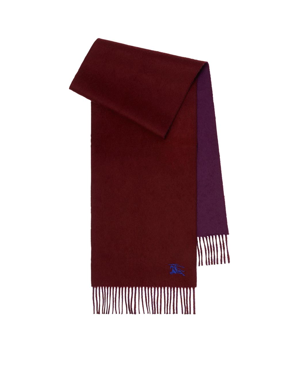 Burberry Red Reversible Cashmere Scarf