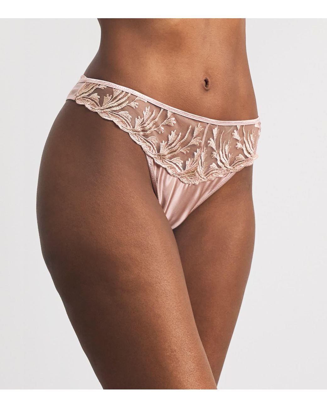 Aubade Pink Lace Cosmic Romance Tanga