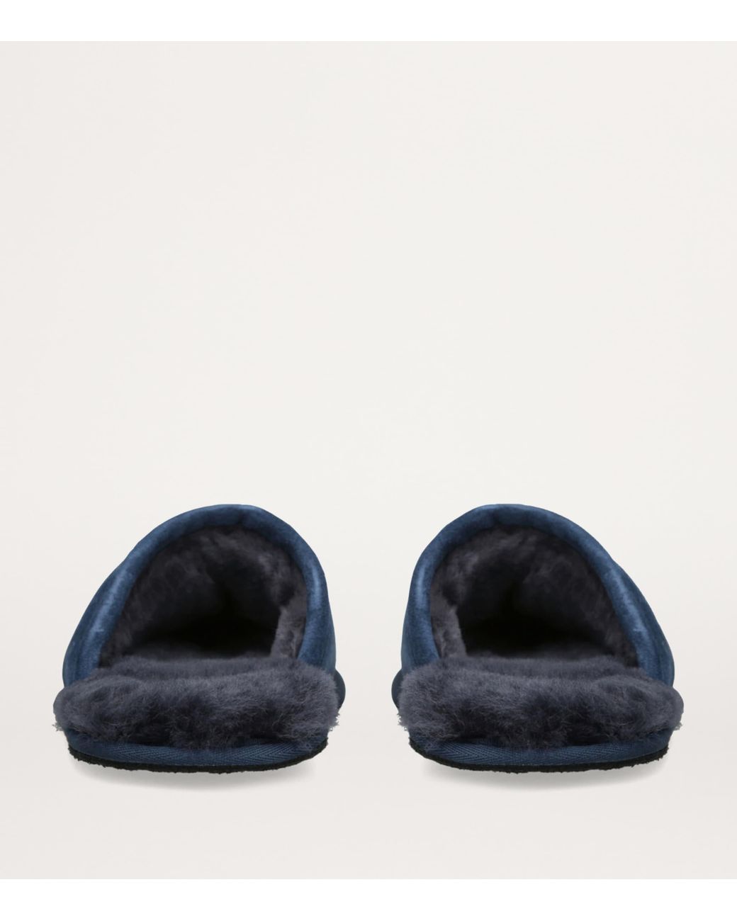 Ugg Blue Suede Scuff Slippers for men