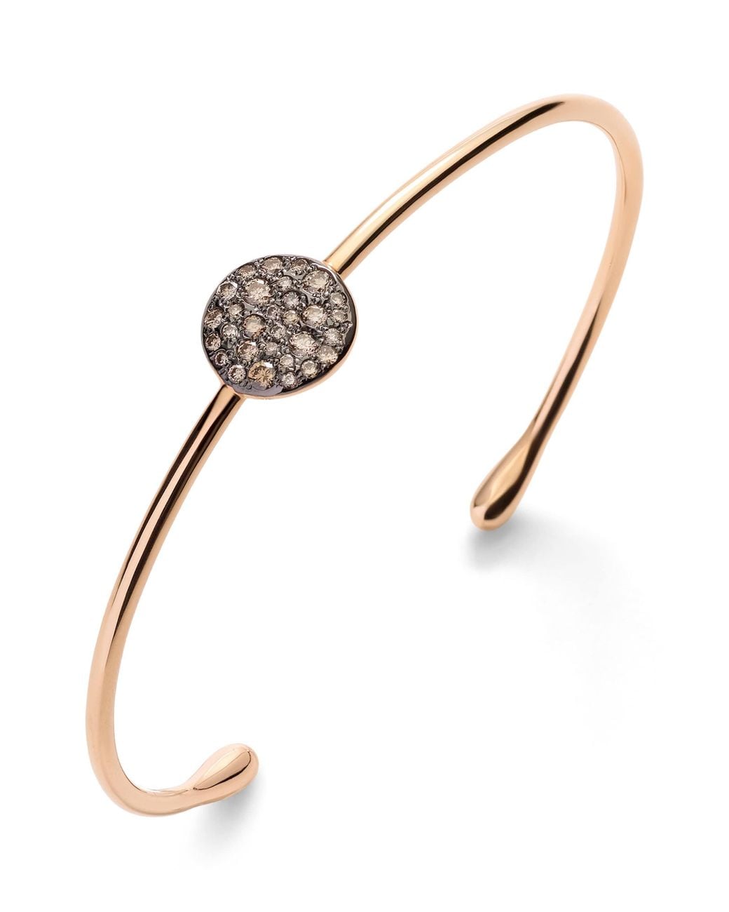 Pomellato White And Diamond Sabbia Bangle