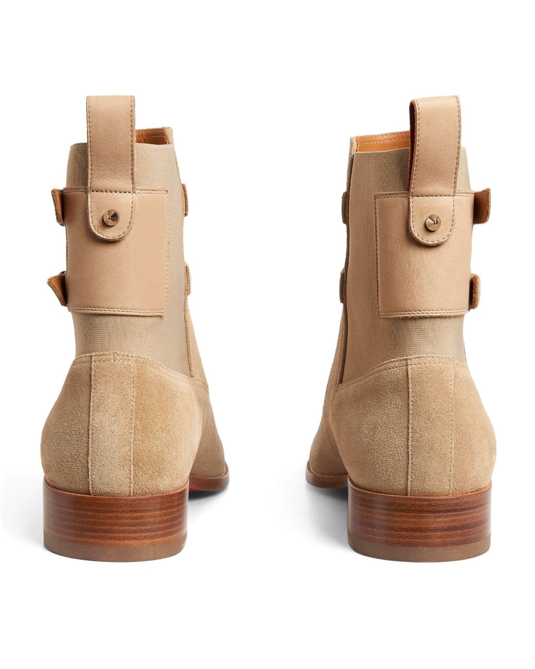 Christian Louboutin Sahni Horse Suede Boot in Brown for Men  display picture 3