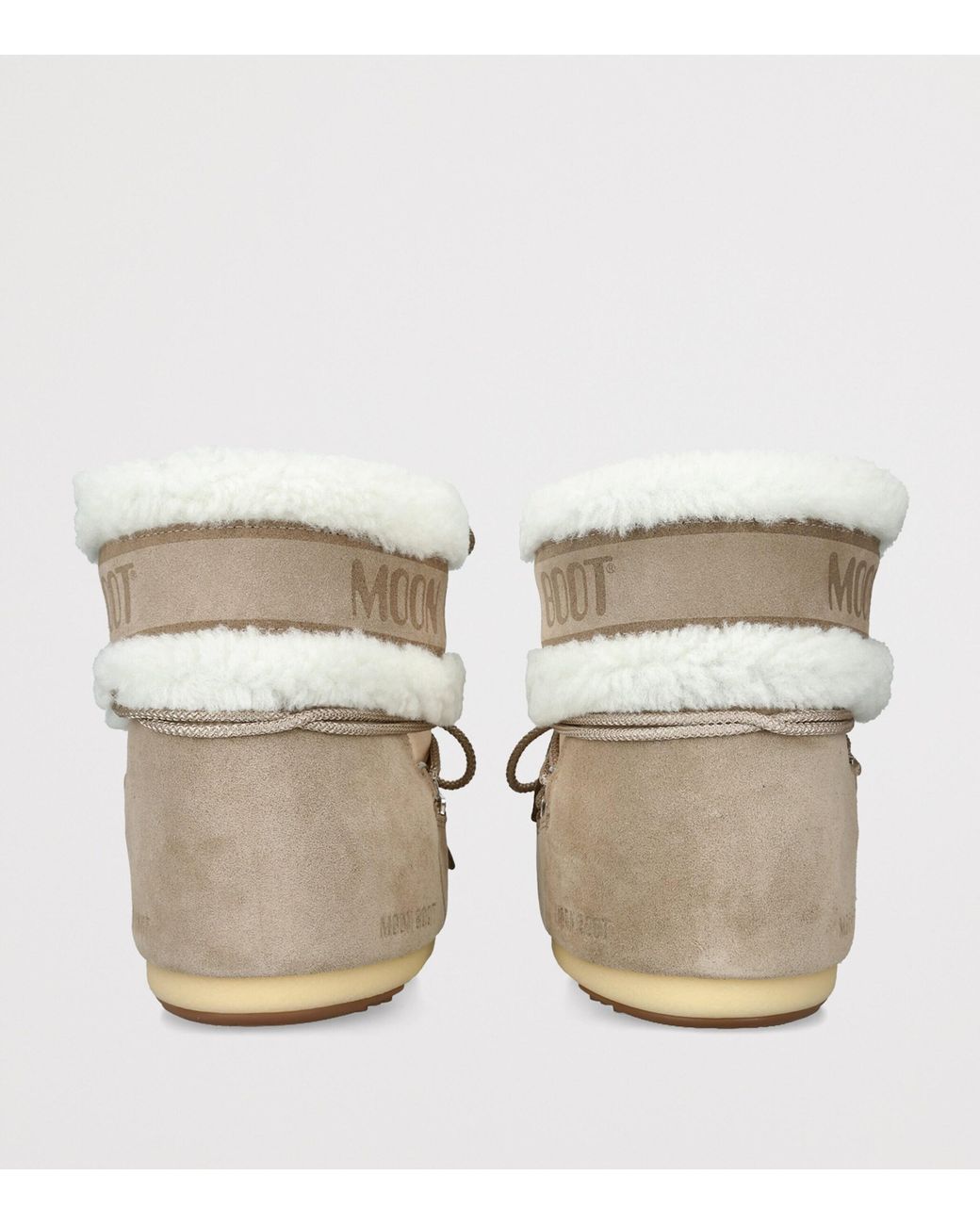 Moon Boot Natural Shearling Pearly Plus Boots