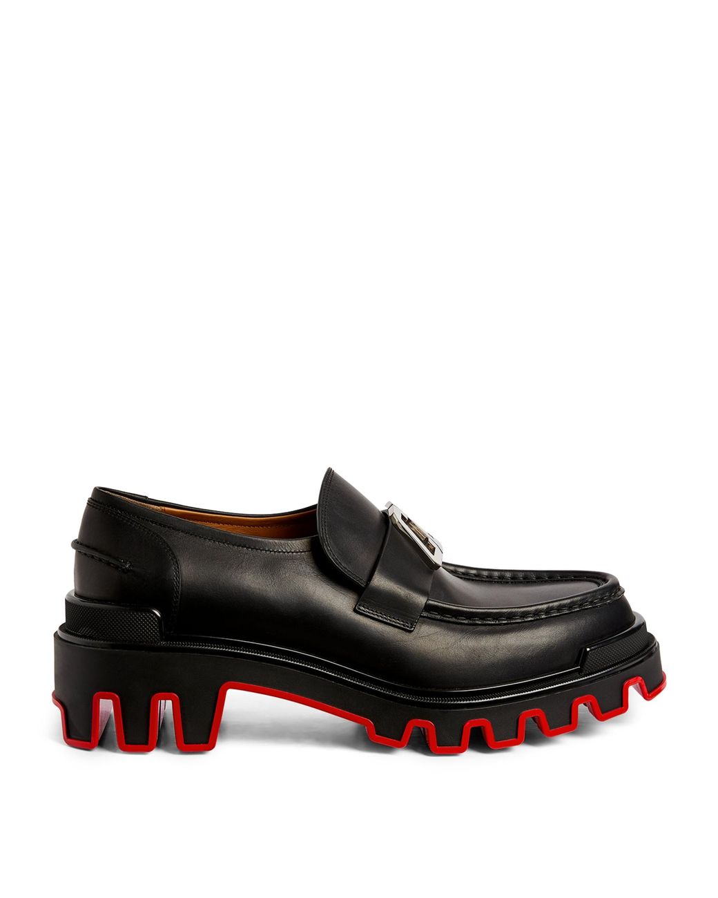 Christian Louboutin Cl Moc Dune Loafers in Black for Men | Lyst