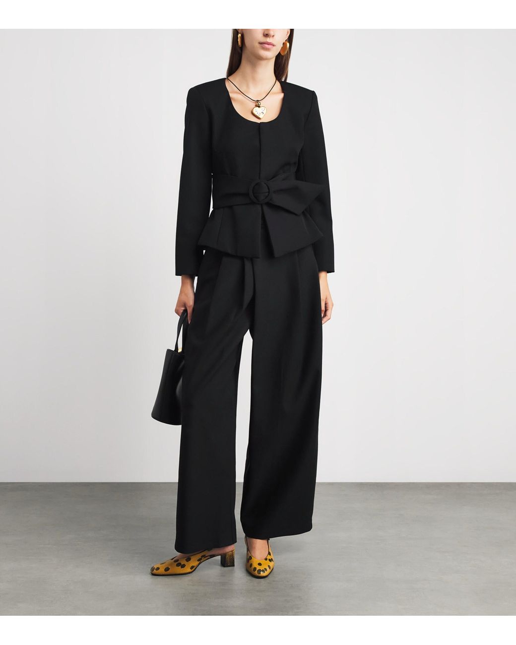 Jacquemus Black Virgin Wool Fitted Miami Jacket
