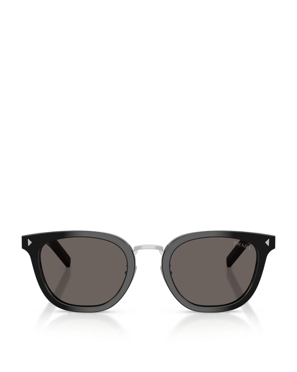 Prada Gray Pr C01Sd Cat-Eye Sunglasses for men