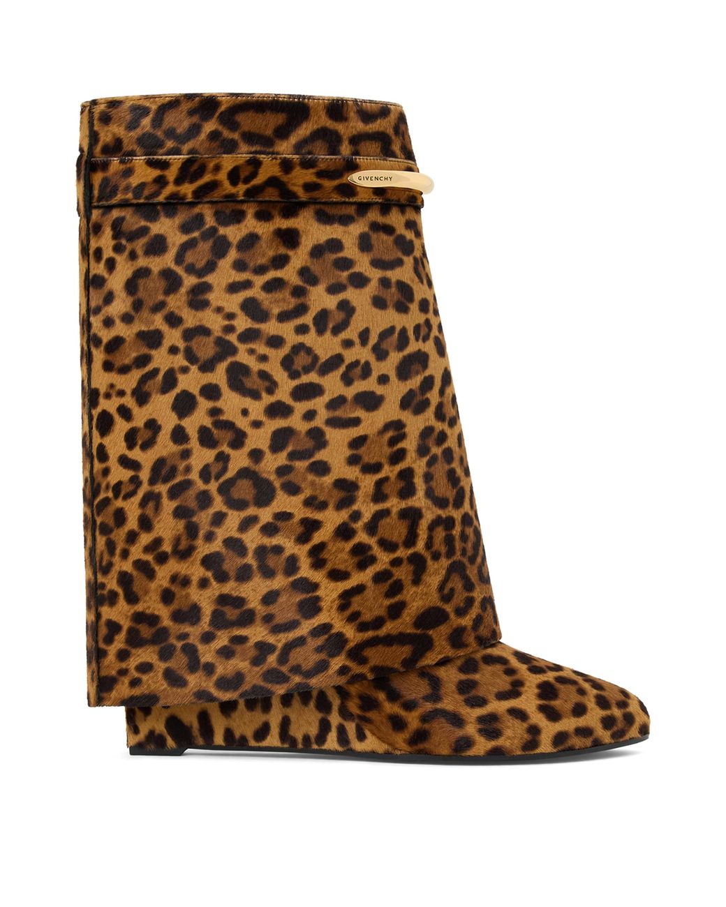 Givenchy Brown Leather Shark Ankle Boots