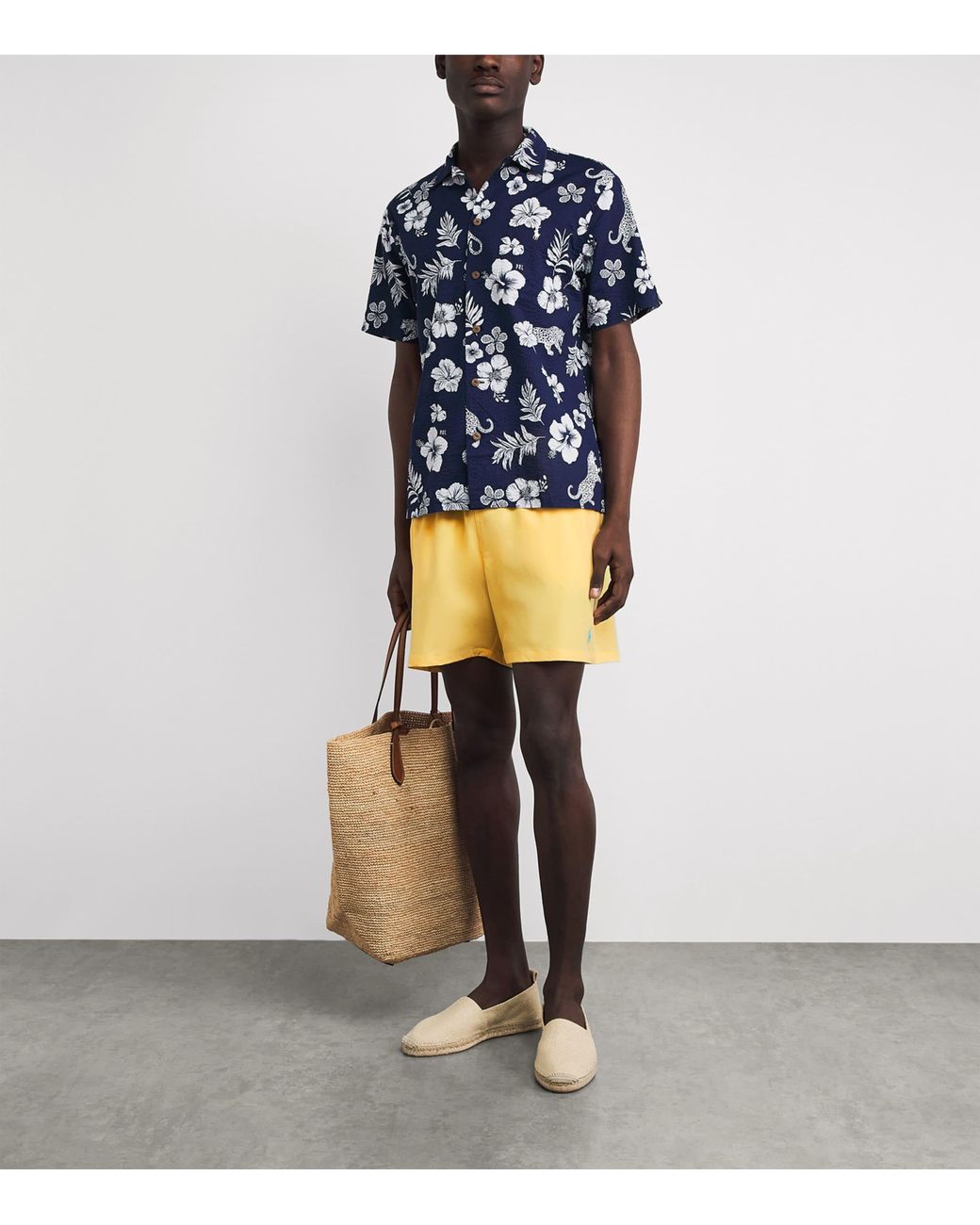 Polo Ralph Lauren Yellow Traveller Swim Shorts for men