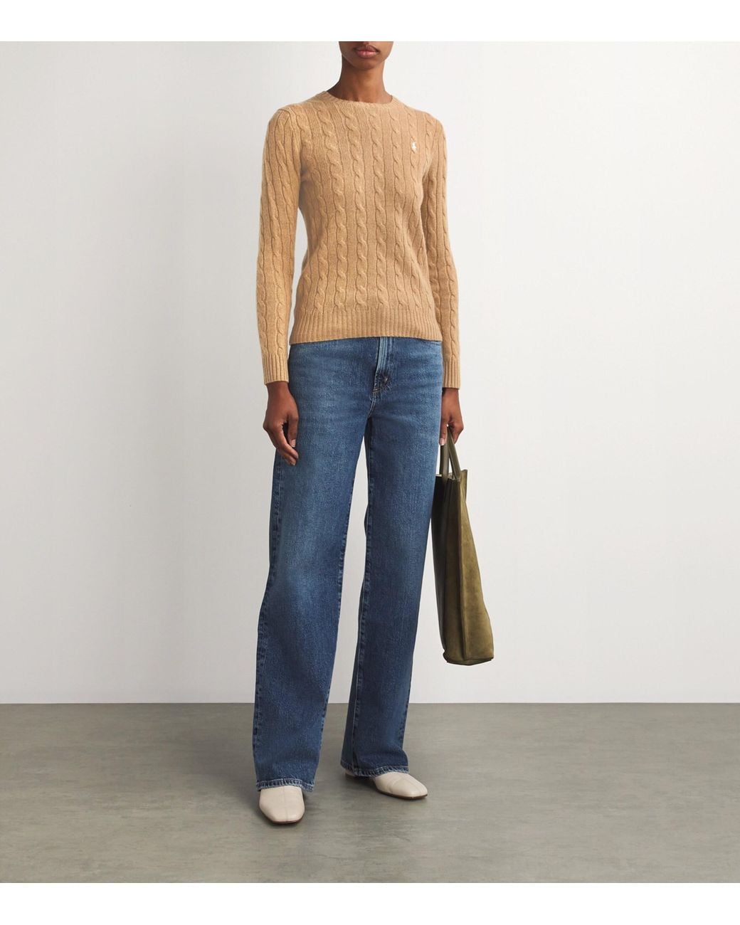 Polo Ralph Lauren Brown Wool-Cashmere Julianna Sweater