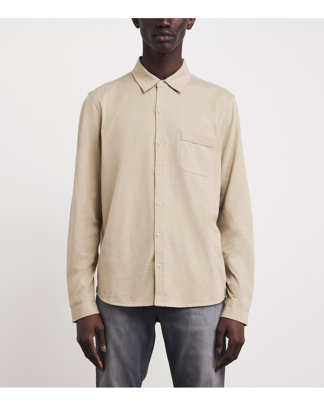 PAIGE Natural Pima Cotton Cosgrove Shirt for men