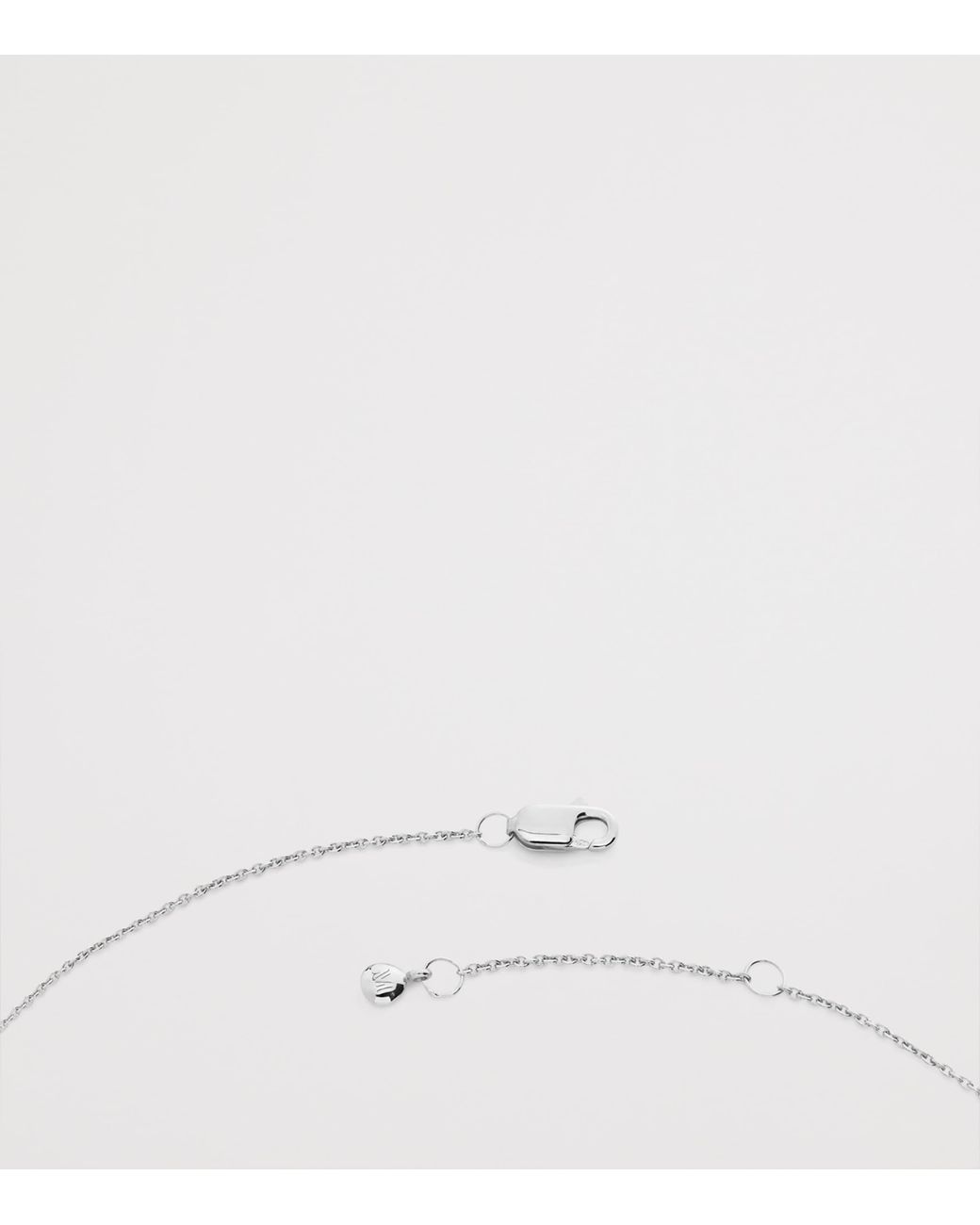 Monica Vinader White Sterling Virgo Zodiac Necklace