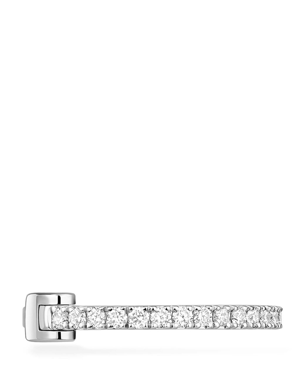 Messika White Gatsby And Diamond Ear Cuff