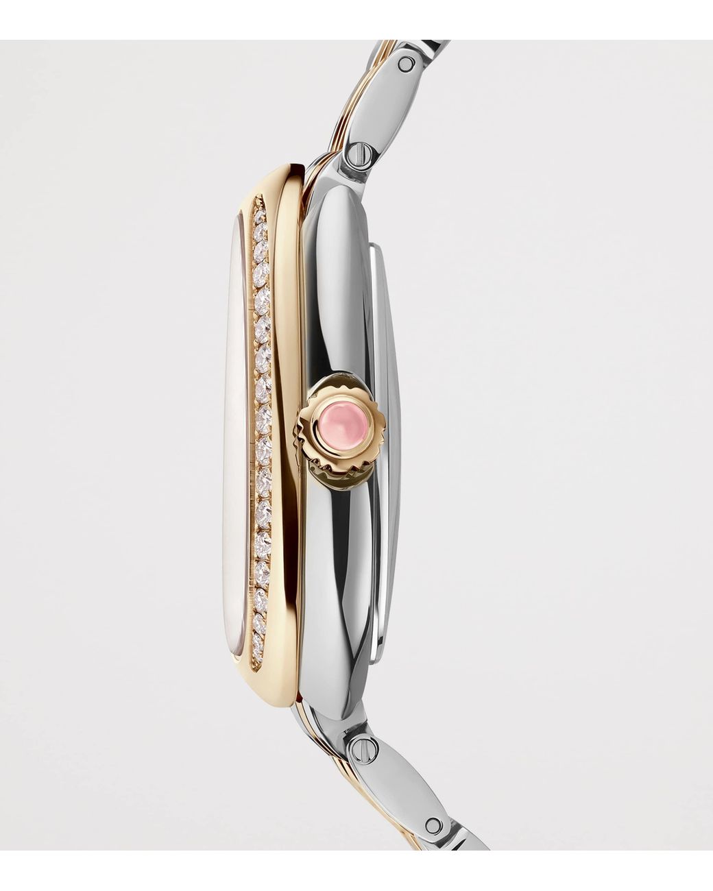 BVLGARI Metallic Stainless Steel And Diamond Serpenti Seduttori Watch