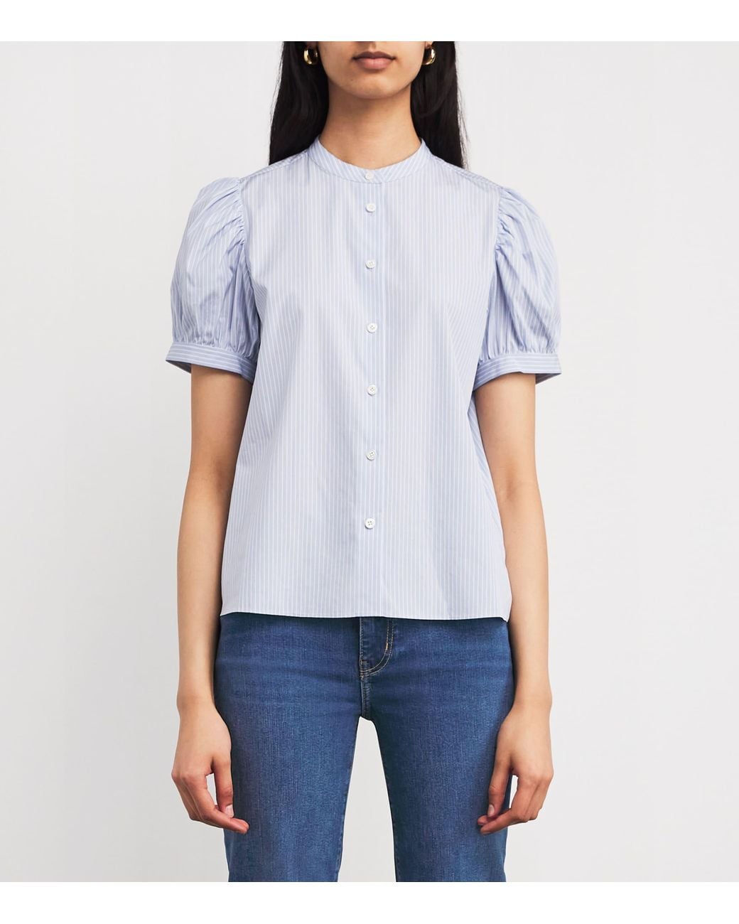 FRAME Blue Le Sleek Straight Jeans