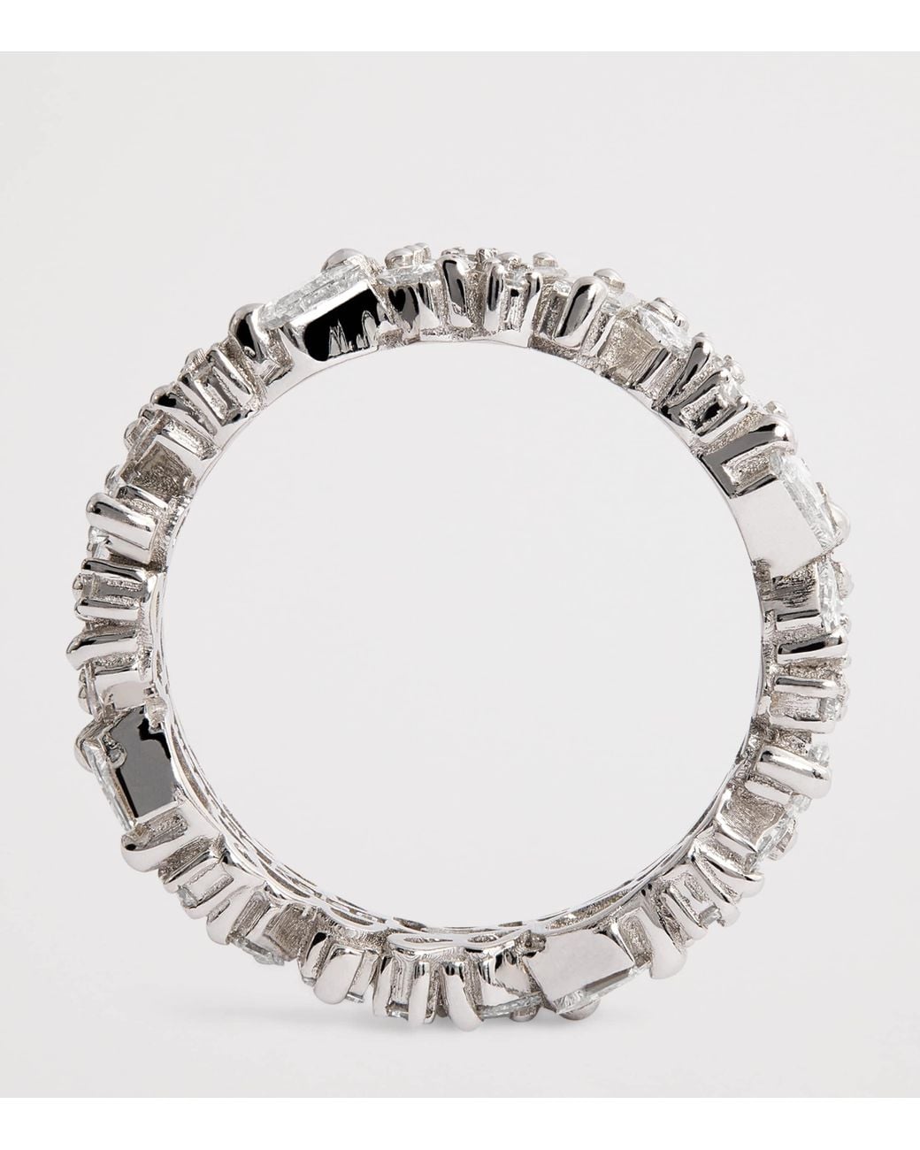 Suzanne Kalan Metallic And Diamond La Fantaisie Eternity Ring