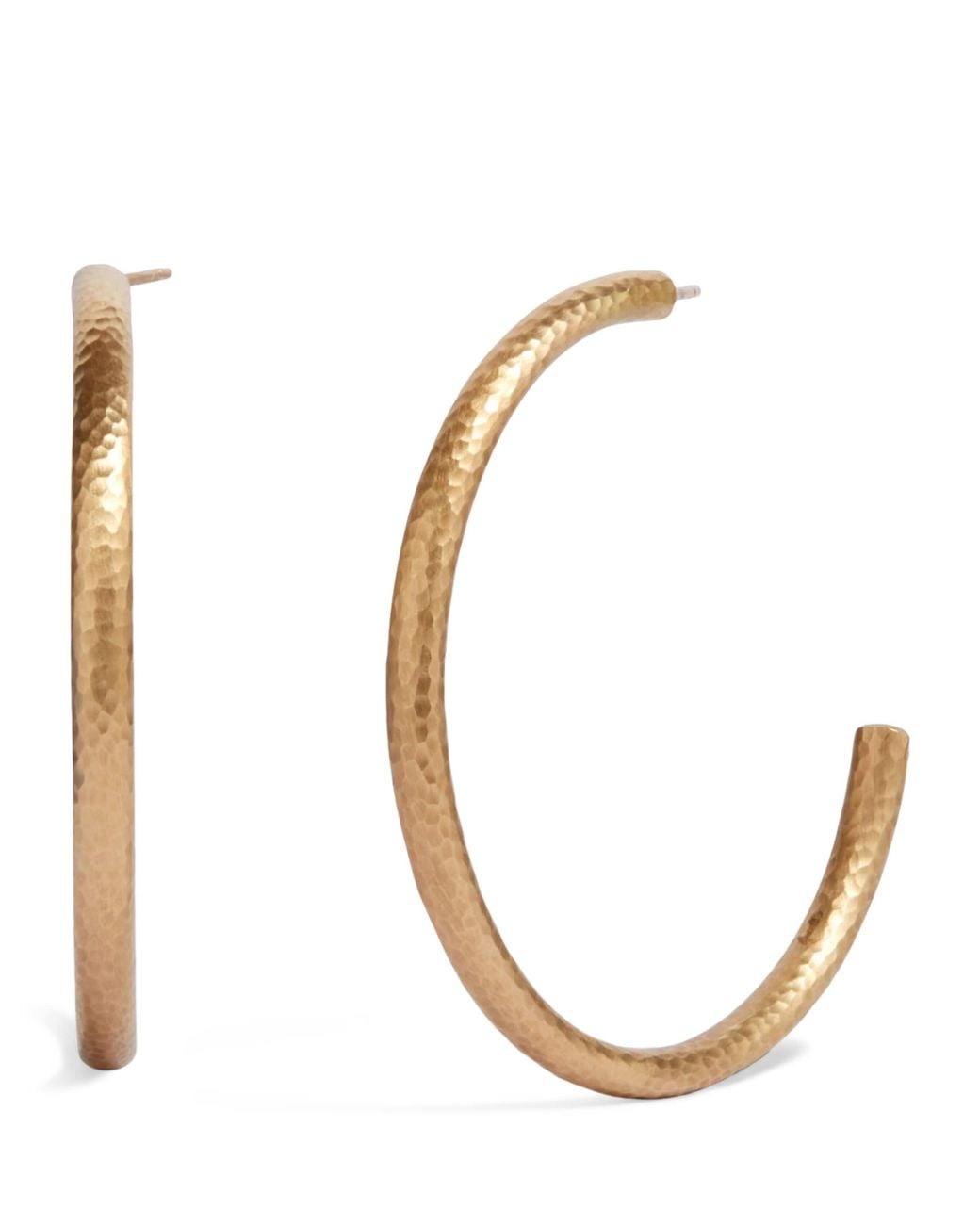 Annoushka White Organza Hoop Earrings